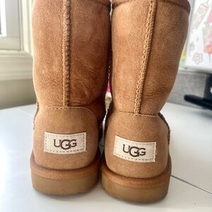 UGG Tan Boots Classic Mid-Calf Suede